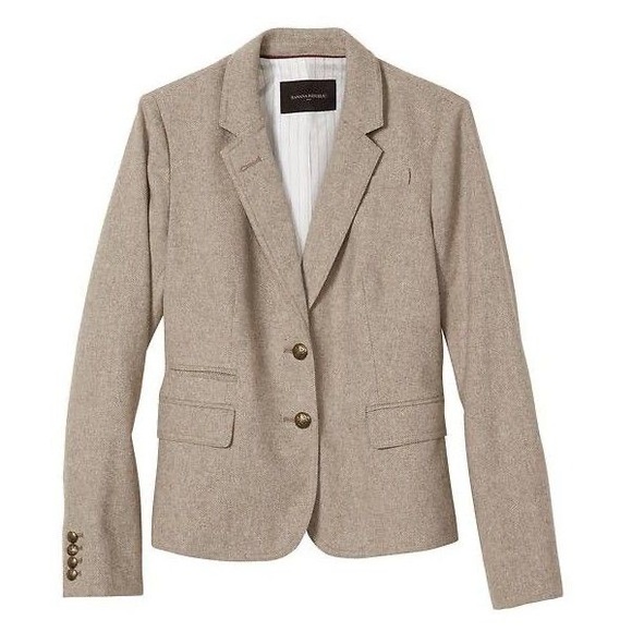 Tweed Banana Republic Jacket - Picture 1 of 5
